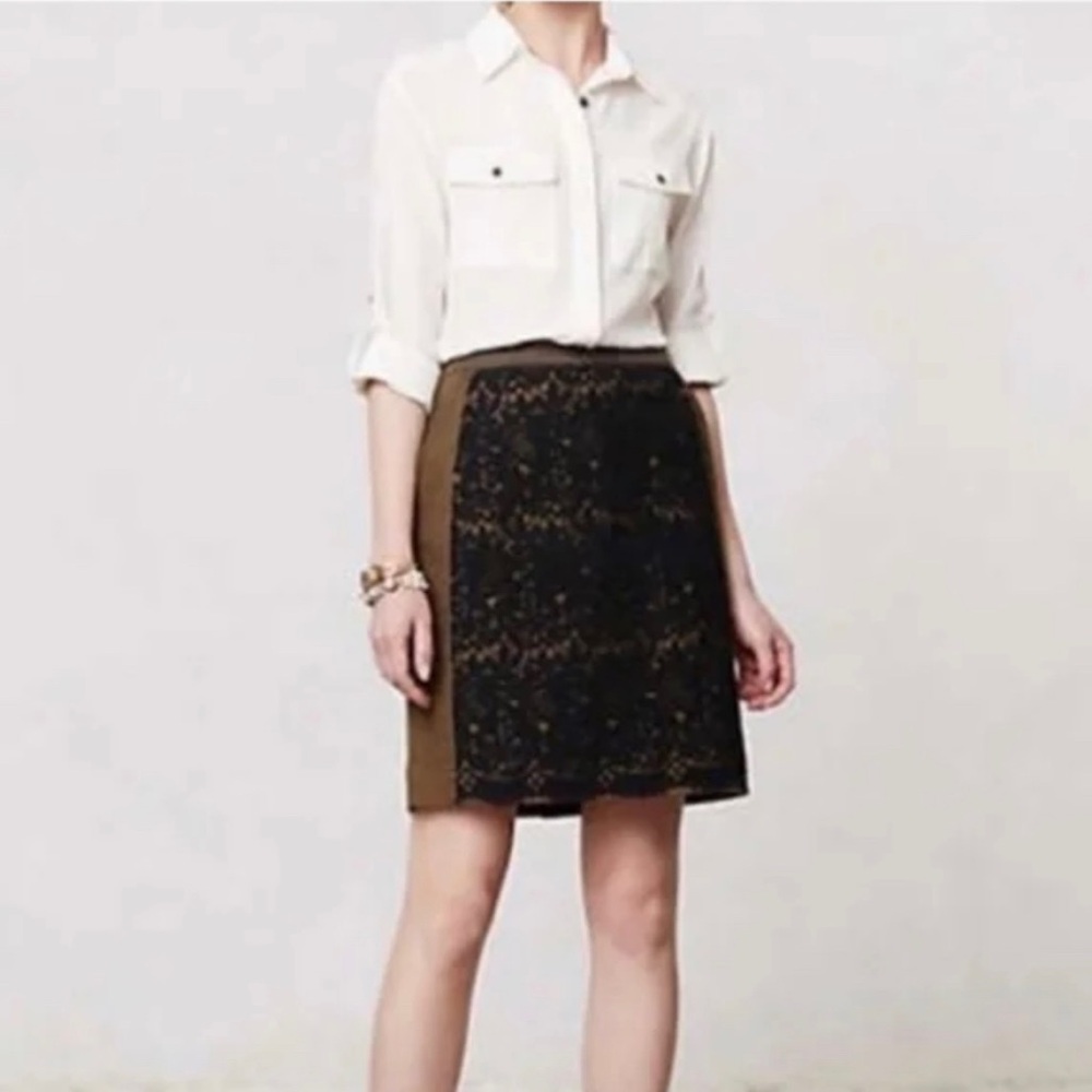 Anthropologie Maeve Women’s Size 6 Olive Skirt